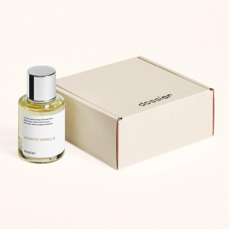 Aquatic Vanilla, Dossier, Unisex, 50Ml, Eau De Parfum, Marine Notes, Rose, Red Fruits, Vanilla, Orchid, Coconut, Musk, Sandalwood