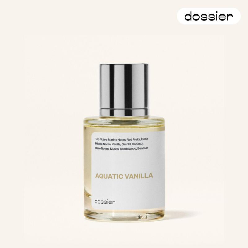 Aquatic Vanilla, Dossier, Unisex, 50Ml, Eau De Parfum, Marine Notes, Rose, Red Fruits, Vanilla, Orchid, Coconut, Musk, Sandalwood